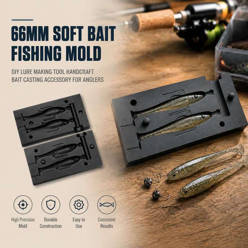 Fishing Lure Making Kit - قالب صيد السمك بحجم 66 مم