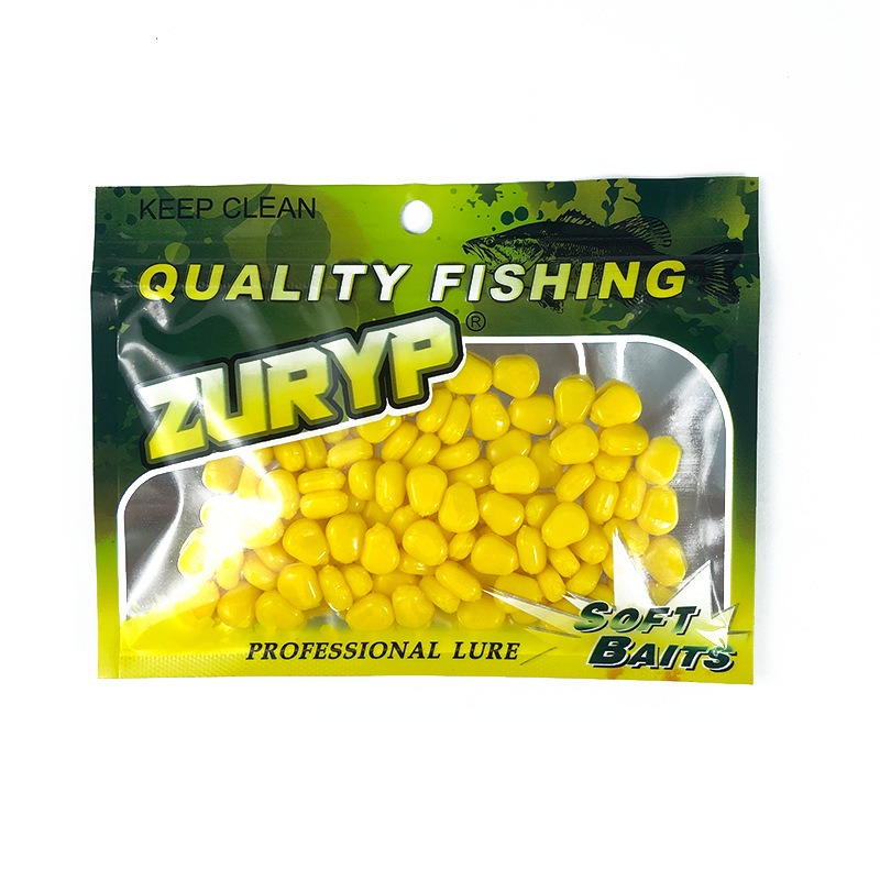 100 قطعة رائحة الذرة سيليكون ا - مراجعة Fishing Lure Topwater وسعره