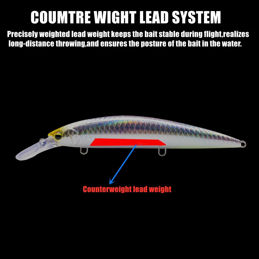 GREENSPIDER الوزن الثقيل أسماك - مراجعة Fishing Lure Jerkbait وسعره