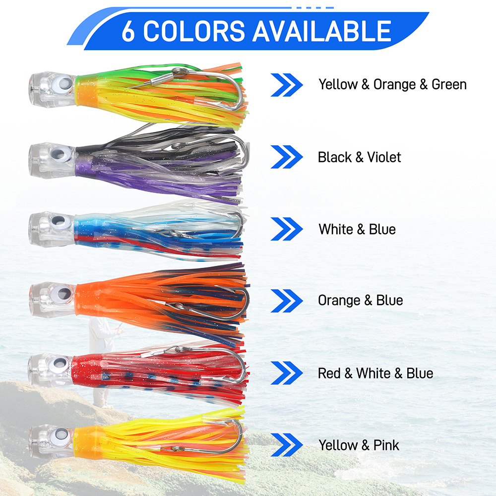 6 قطعة السحر المياه المالحة ال - مراجعة Fishing Lure Buzzbait وسعره
