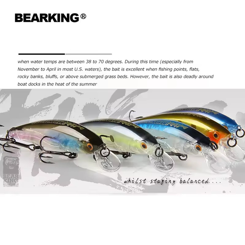 طعم صيد سمك BEARKING بطول 11 س - مراجعة Fishing Lure Crankbait وسعره