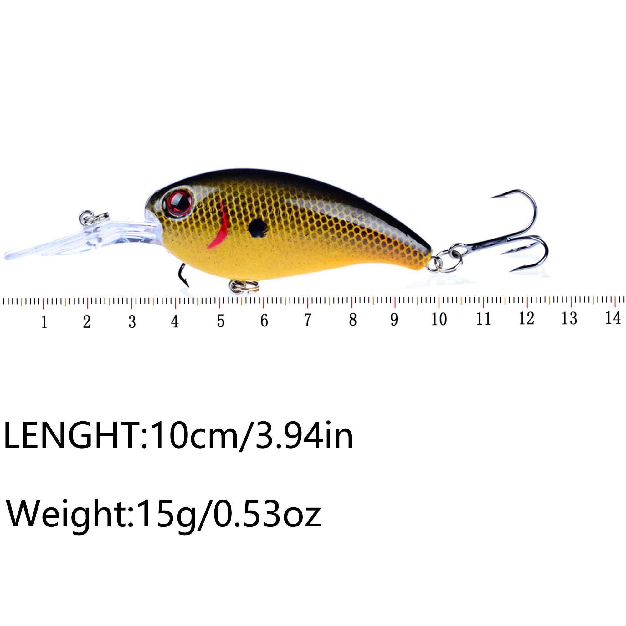 1 قطعة Crankbait الصيد Wobbler - مراجعة Fishing Lure Crankbait وسعره