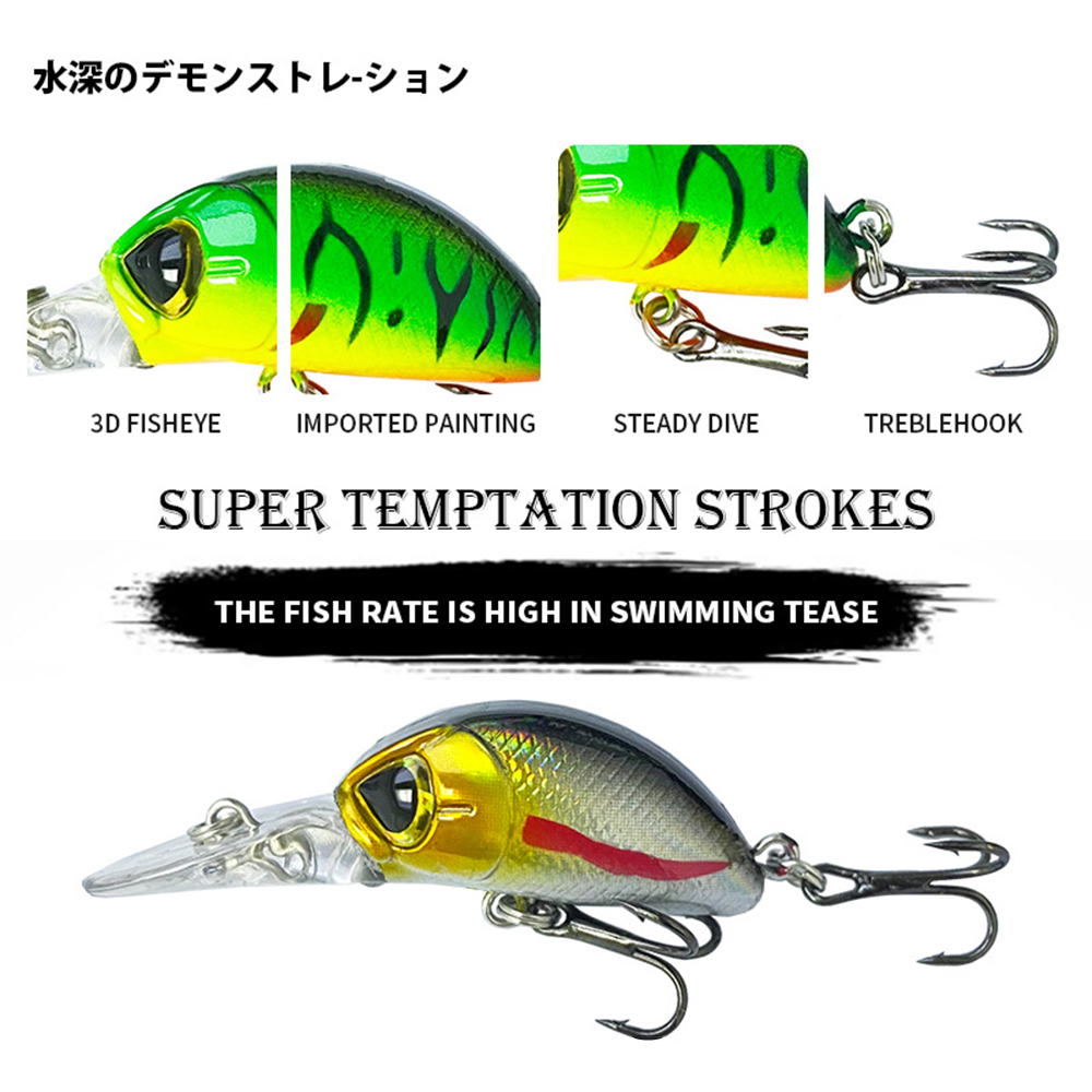 3.2 سنتيمتر 4.4 جرام الصيد الس - مراجعة Fishing Lure Jerkbait وسعره